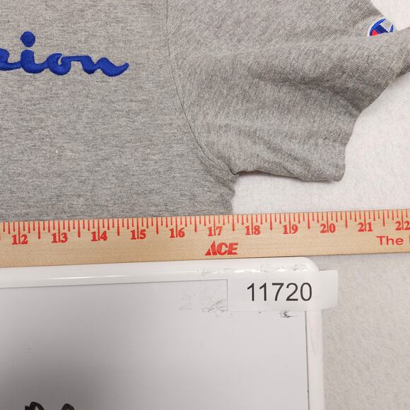 Champion Casual Graphic Short Sleeve Crew Neck T Shirt Mens Size Small S Gray - Picture 6 of 9